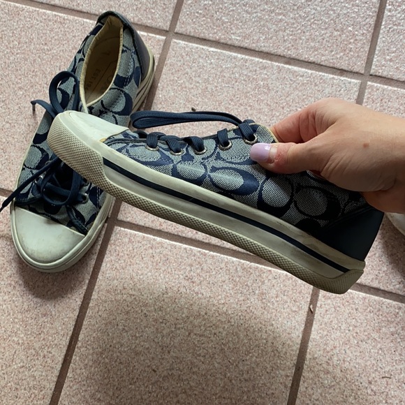 Blue COACH sneakers - Picture 5 of 6